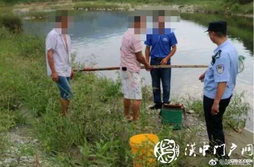 三人在河道非法电鱼，被宁强民警抓个正着