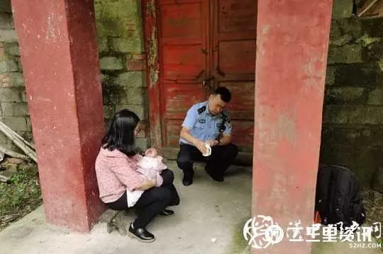 汉中一寺庙门口发现弃婴，当地爱心群众暂时抚养照顾