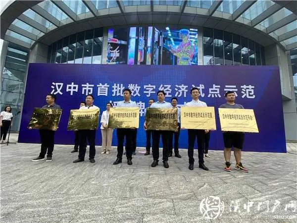 汉中市首批数字经济试点示范授牌仪式举行