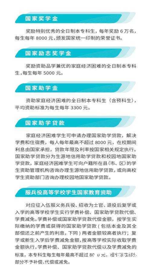 转发收藏！考上大学有这些资助政策