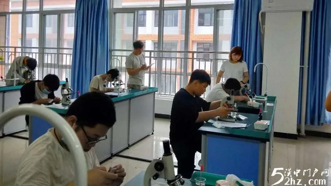 城固县润东九年制学校540名学生进行生物实验操作考试
