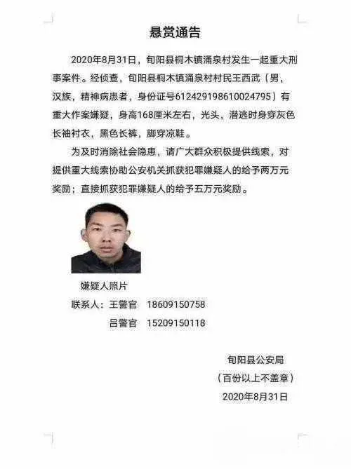 警方通报：陕西旬阳发生故意伤害致人死亡案，嫌疑人已被抓获