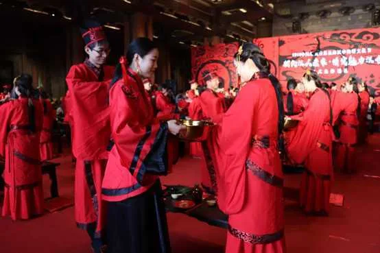 “相约汉人老家·情定魅力汉台”汉式户外集体婚礼圆满礼成