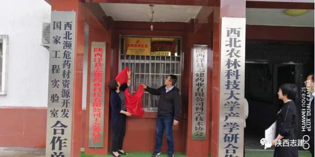 陕西洋县志建药业科技有限公司高新技术企业揭牌仪式