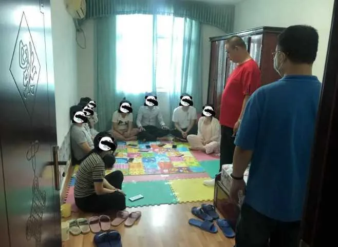 汉台区过街楼社区网格员走访发现并成功捣毁一处传销窝点