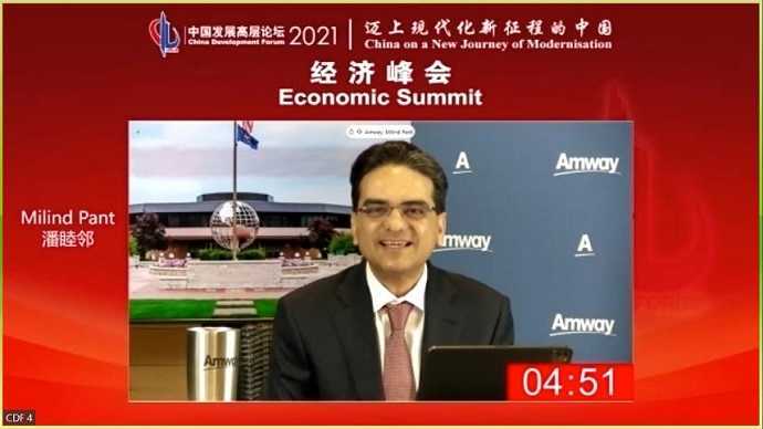 安利全球CEO潘睦邻盛赞中国抗疫成绩