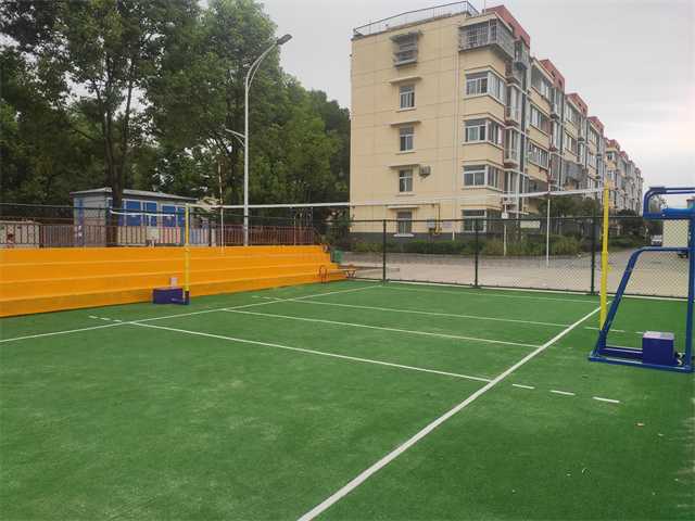 汉台区老君镇首个气排球运动场建成并投入使用