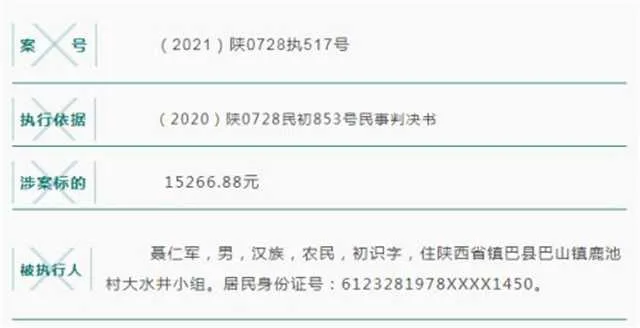 镇巴法院最新悬赏公告，发现这些人的线索请举报！