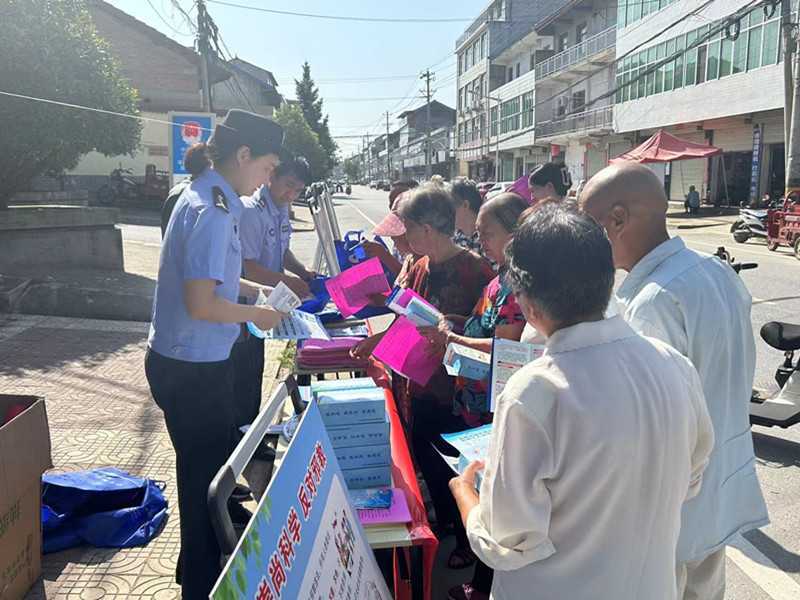 城固县原公派出所扎实开展“反邪教”宣传活动