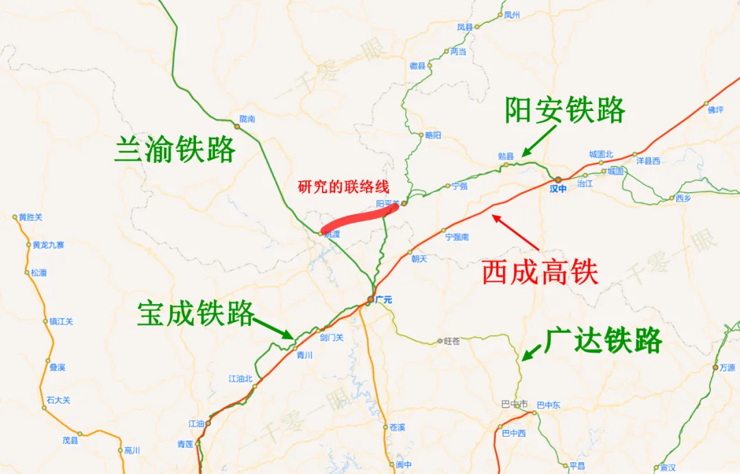汉中阳安铁路联络线，时隔10余年重新提上建设议程！