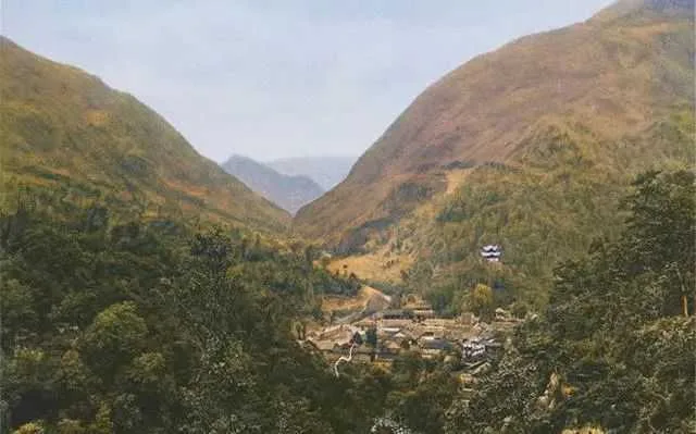 老照片：1908年德国人镜头中的张良庙