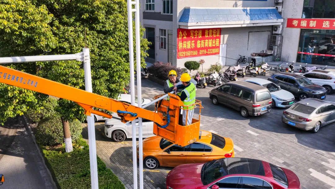 新增936盏路灯!汉中道路更亮了