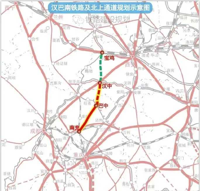 渝汉高铁最新线路图图片