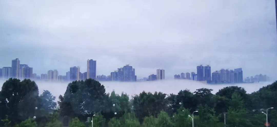视觉汉台 | 烟雨朦胧 油画汉台
