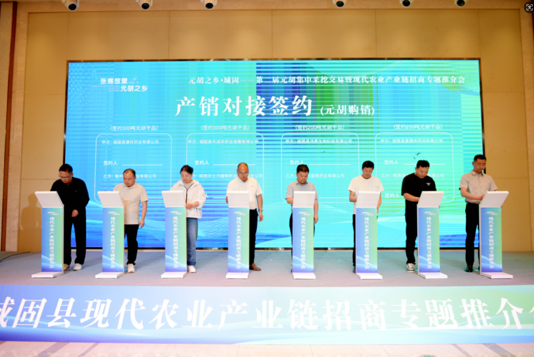 2025元胡之乡•城固—第二届元胡集中采挖交易暨现代农业产业链招商专题推介会召开
