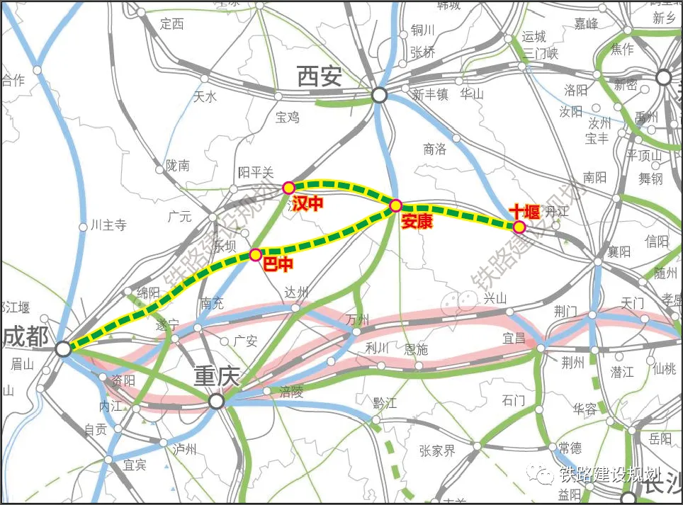 汉中至巴中铁路最新进展！